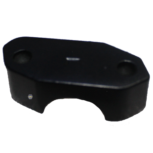 Base/soporte de manubrio inferior derecho color negro gloss