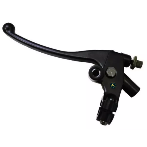 [A0-1141] Manija izquierda (clutch/embrague) con soporte e interruptor/sensor. Color negro