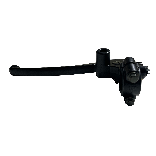 [A0-1022] Manija izquierda (clutch/embrague) con soporte e interruptor/sensor. Color negro
