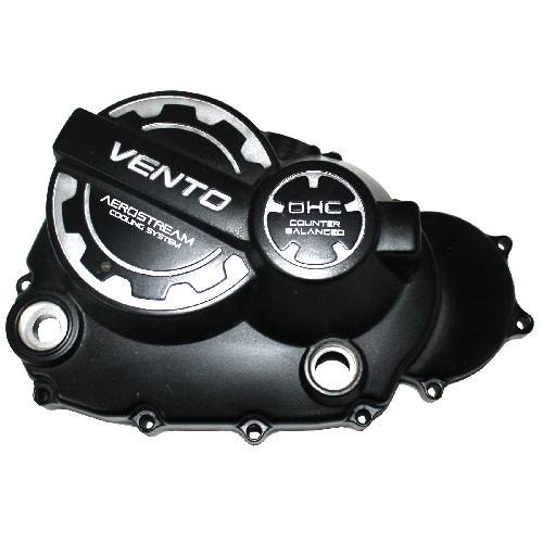 [J3-1004] Cubierta/tapa de clutch/motor derecha. Color negro