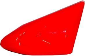 [4040101-310011] Cubierta/tapa decorativa derecha, color rojo, material plastico