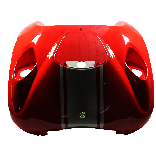 [64301-DGW4-9000-WT007] CUBIERTA FRONTAL (ROJO), Sin Emblema "R"