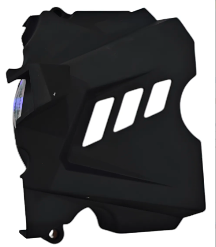 [C8-1012] Cubierta Trasera Izquierda del Motor (Negro Mate)