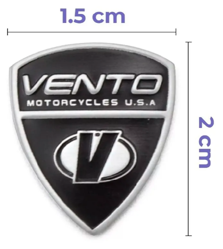 [I8-1027] Emblema De Metal Vento Salpicadera Del.