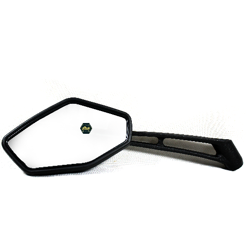 [D5-1087] Espejo/retrovisor izquierdo. Color negro. Cuerda XXXX. Figura/forma triangular