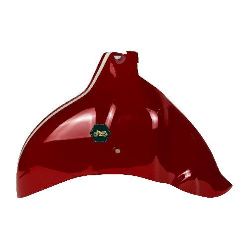 [E3-1028] Lodera/salpicadera delantera, material plastico, color guinda con blanco
