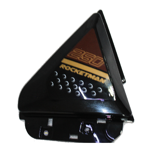 [4041101-388021] KD250 ? Cubierta lateral derecha negra V ?250 ROCKETMAN
