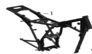 [4010300-058000] CUADRO EFI F (Con soporte para caliper de disco trasero)