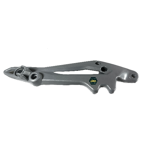 [H0-1006] Base de posapies derecho (blanco plateado)