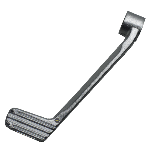 [G4-1006] Pedal de freno trasero, color plateado