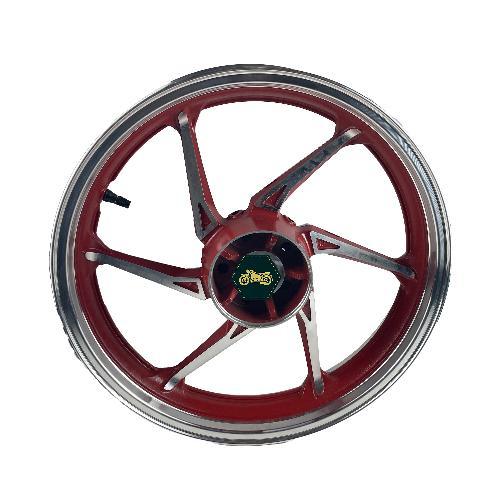 [E2-1137] Rin 17, de aspas (solido), color rojo, 6 birlos