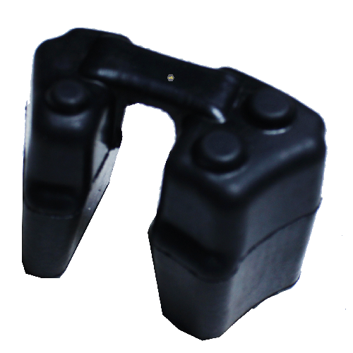 [J7-1015] Goma de impacto (1 pieza individual), color negro, material XXXX