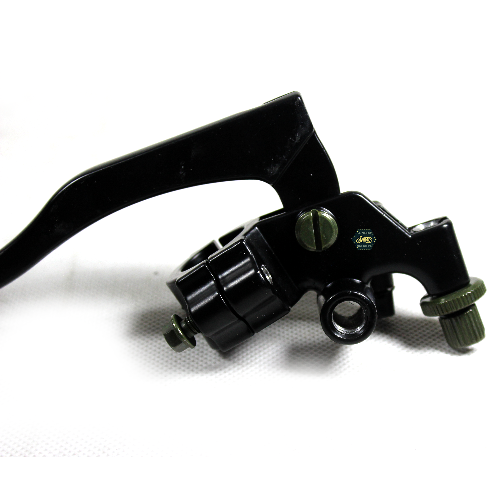 [A0-1028] Manija izquierda (clutch/embrague) con soporte e interruptor/sensor. Color negro