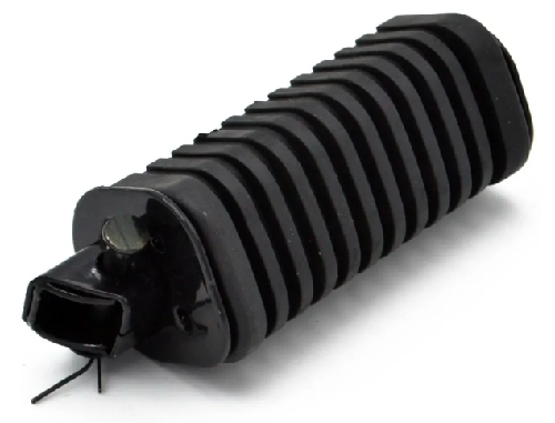 [H0-1023] Posapie delantero derecho. Color negro, tipo retractil