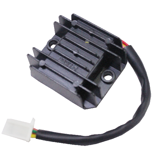 [D3-1017] Rectificador/regulador de voltaje, 4 cables, conexión tipo macho