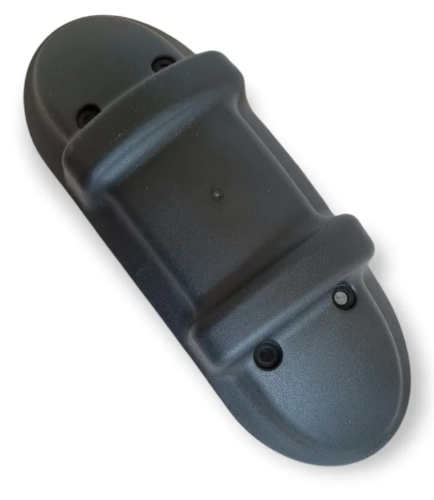 [F0-1025] Lodera/salpicadera trasera, material plastico, color negro mate