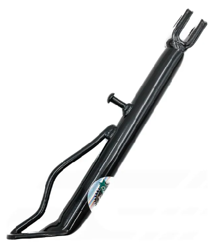 [B8-1008] Parador/periquete/soporte lateral. Color negro gloss, material metal