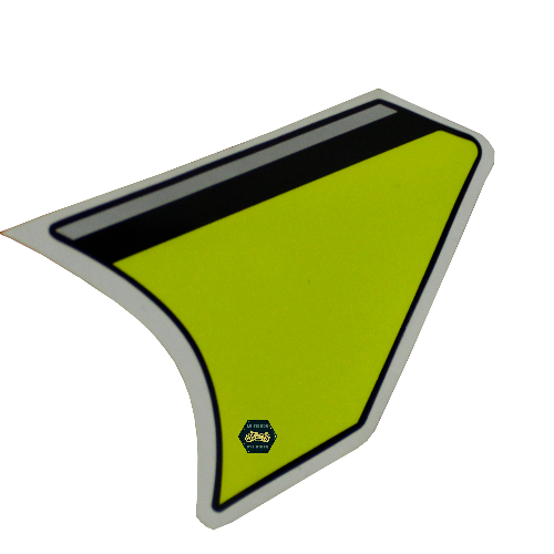 [I8-1033] Sticker Izquierdo De Guardabarros Delantero