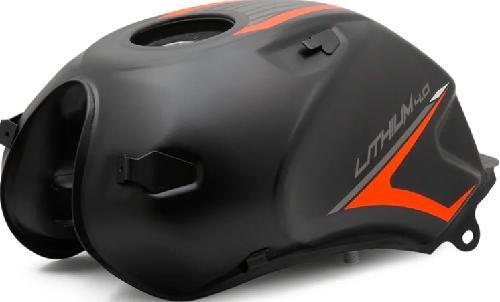 [E4-1043] Tanque combustible negro rojo Lithium 4.0