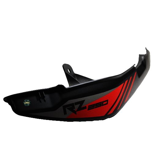 [4040300-410022] tapa izquierda cola negra (sticker rojo)