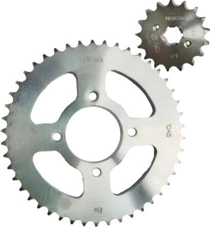 Sprocket Trasero Y Delantero KIT DE SPROCKET NAYASA 17 Dientes y 46 Dientes Paso 428