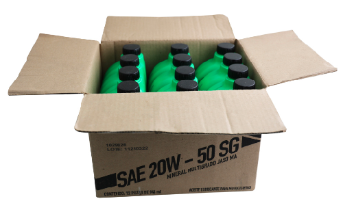 ACEITE GHIRA MOTO 4T SG 20W50 MINERAL 0.946L (C/12)