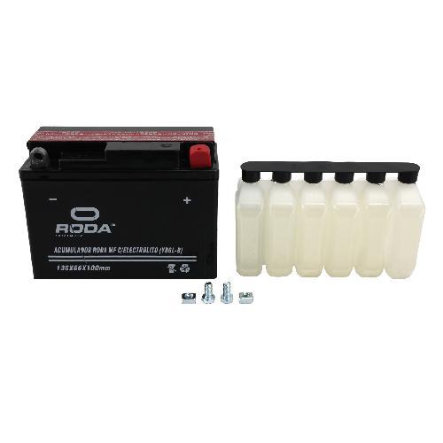 [A8-1005] (YB6L-B) Acumulador/bateria/pila con electrolito 12V 5.5A. Marca RODA