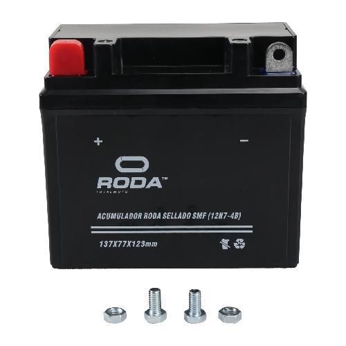 ACUMULADOR RODA SELLADO SMF (12N7-4B) 12V 6A Bateria pila