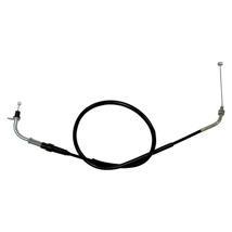 Cable/chicote de acelerador tipo simple. Con curva superior y curva inferior. Largo del cable XXXX y largo de chicote XXXX