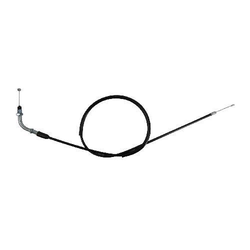 Cable/chicote de acelerador tipo simple. Con curva superior. Largo del cable XXXX y largo de chicote XXXX