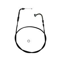 Cable/chicote de acelerador tipo simple. Con curva superior y curva inferior. Largo del cable XXXX y largo de chicote XXXX