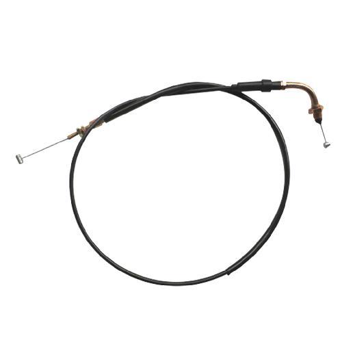 Cable/chicote de acelerador tipo simple. Con curva superior. Largo del cable XXXX y largo de chicote XXXX