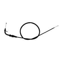 Cable/chicote de acelerador tipo simple. Con curva superior. Largo del cable XXXX y largo de chicote XXXX