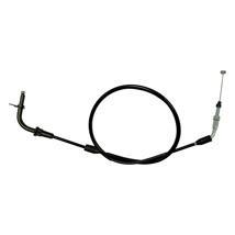 Cable/chicote de acelerador tipo simple. Con curva superior y curva inferior. Largo del cable XXXX y largo de chicote XXXX