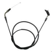 Cable/chicote de acelerador tipo simple. Con curva superior y curva inferior. Largo del cable XXXX y largo de chicote XXXX