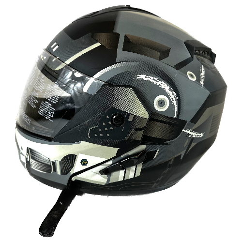 CASCO RODA REVENGE GRIS MATE SOLDIER XXL ABATIBLE