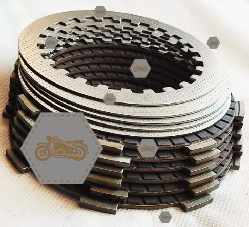 Pastas de clutch/embrague 6 piezas y discos de clutch/embrague 5 piezas