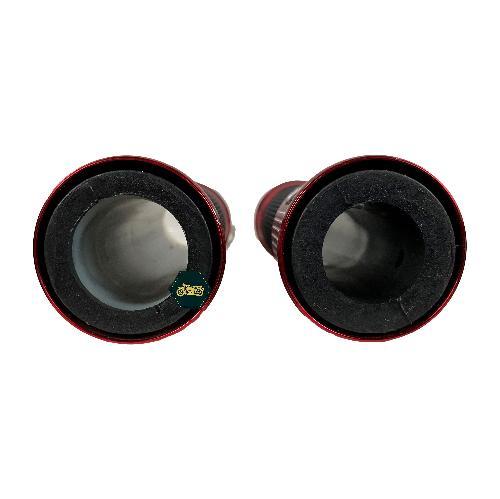 PUÑOS SET RODA ALUMINIO ROJO/NEGRO