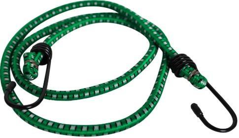 Lazo sujetador tirante elastico, color verde/negro, 1100 mm, marca roda