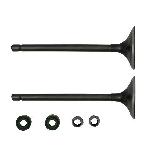 Valvula de admision y escape juego/kit/set (2 valvulas). Incluye seguros y sellos