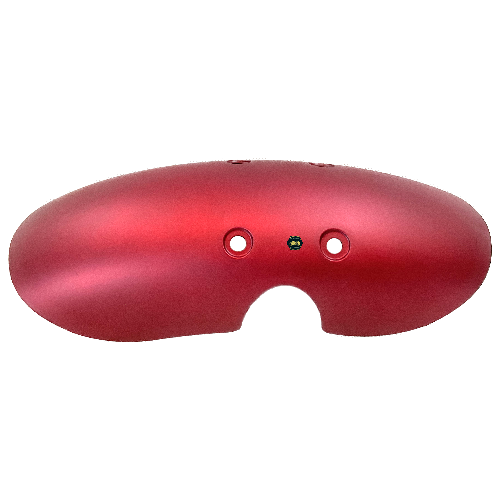 [E3-1059] Lodera/salpicadera delantera, material plastico, color rojo mate
