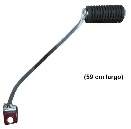 [E1-1037] Palanca/pedal de cambios, color cromo, tipo sencillo