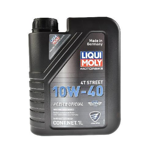 Aceite de motor 4 tiempos sintetico. Marca liqui moly, 10w 40 SN PLUS MA2 (1L) (1 pieza)