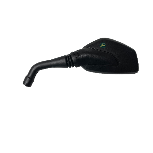 [D5-1150] Espejo/retrovisor izquierdo. Color negro. Cuerda XXXX. Figura/forma hexagonal