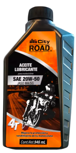 ACEITE LUBRICANTE CITY ROAD 4T 20W-50