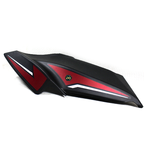 [4040302-124022] CUBIERTA FARO IZQ NEGRO ROJO