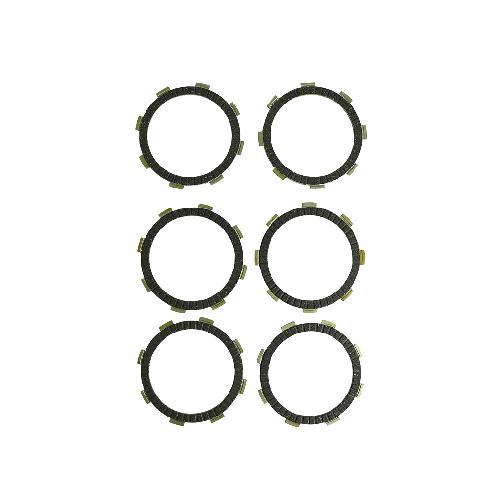Pastas de clutch/embrague 6 piezas