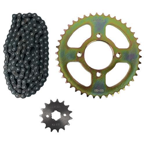 [B4-1090] Kit Juego Set Arrastre Engrane spocket Piñón Cadena