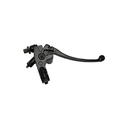 Manija izquierda (clutch/embrague) con soporte e interruptor/sensor. Color negro