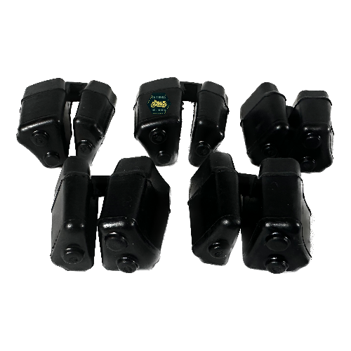 [J7-1019] Gomas de impacto juego/kit/set (5 piezas), color negro, material XXXX